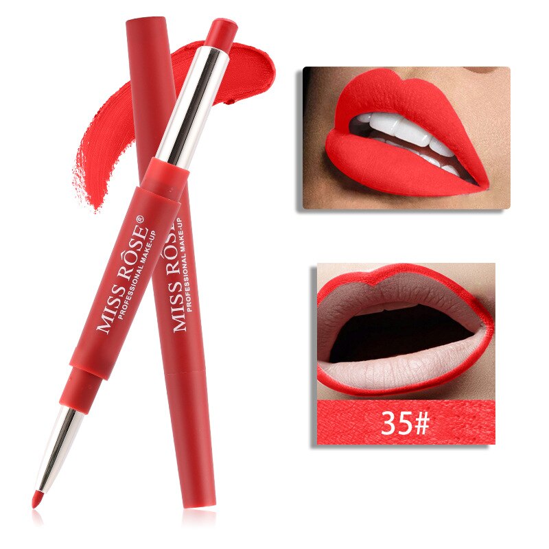 20 Color Waterproof and Long-Lasting Double-ended Lipstick Lip Liner - 200001142 35 / United States Find Epic Store