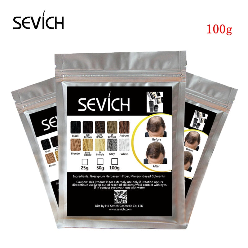 Sevich 100g Hair Building Fibers Hair Loss Concealer Thicken Powder Hair Care Product Growth Keratin Salon Hair Treatment - 200001174 Find Epic Store