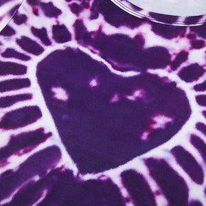 Heart Tie Dye Pattern T Shirt Crop Top - 200000791 Find Epic Store
