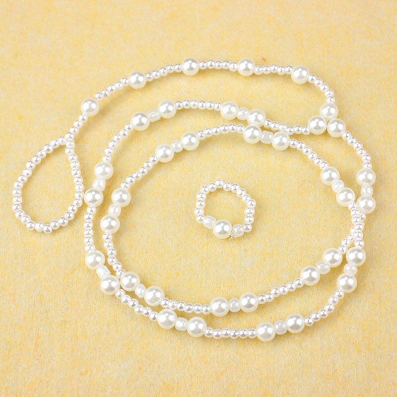 Fashion Women Ankle Bracelet Beach Imitation Pearl Barefoot Sandal Femininas Foot Jewelry Anklet Chain - 200000141 Find Epic Store