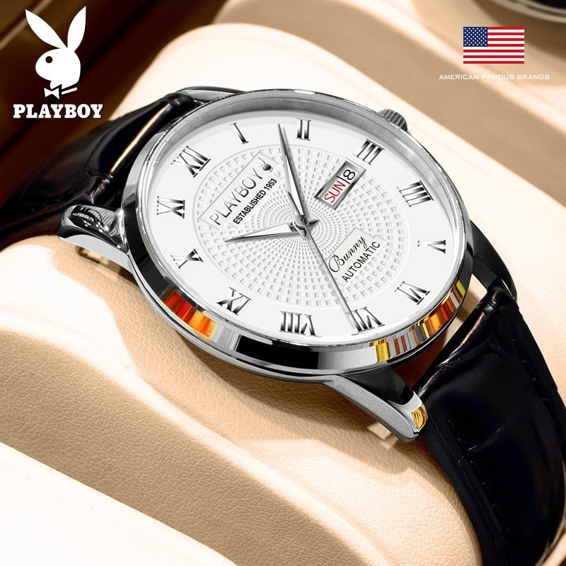 Play boy Brand Luxury Mechanical Watch - 200033142 Find Epic Store