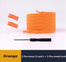 Elastic Shoelaces Metal lock Magnetic No Tie Shoelace Suitable for all shoes Child adult walking Sneakers Lazy Laces 1 Pair - 3221015 Orange / United States / 100cm Find Epic Store