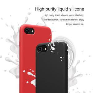 For iPhone SE 2020 Case Cover NILLKIN soft high purity liquid silicone back cover Mobile phone flexible shell for iphone 7 8 - 380230 Find Epic Store