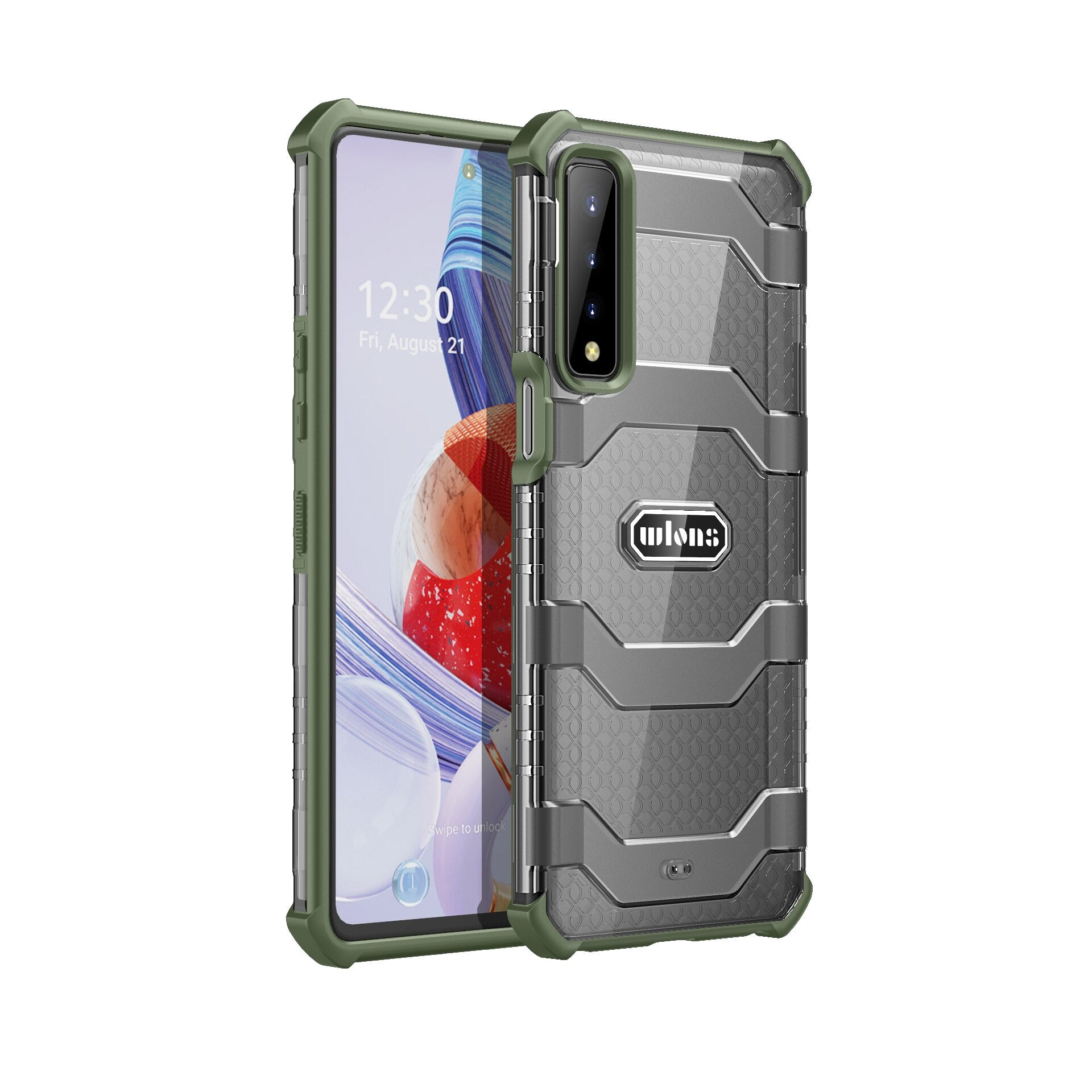 For LG Stylo7 4G 5G Shockproof Armor Phone Cases For LG Stylo7 4G 5G Back Cover Anti-Fall Protection Hybrid TPU Hard PC Cases - 380230 For LG Stylo7 4G / Light Green / United States Find Epic Store