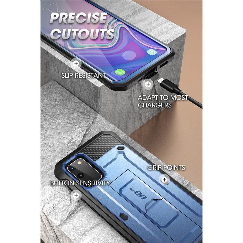 For Samsung Galaxy S20 FE Case (2020 Release) UB Pro Full-Body Holster Cover WITH Built-in Screen Protector & Kickstand - 380230 Find Epic Store