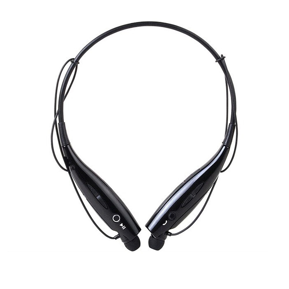 Wireless Neckband Earphones with Microphone Bluetooth 4.0 In-Ear Earphones Earbud - 63705 Black Find Epic Store