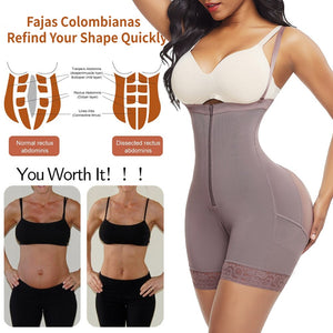 Waist Trainer Body Shaper Fajas Colombianas Reductora Butt Lifter Tummy Control Corset Slimming Panties Shapewear Belly Sheath - 31205 Find Epic Store