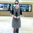 Loose Long Sleeve Splice Pocket O-neck Dress - Find Epic Store
