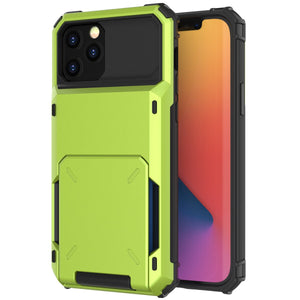 For iPhone 13 Pro Max 13 Mini iPhone 13 Pro 2021 Card Slots Wallet Case Cover Slide Armor Wallet Card Slots Holder for iPhone 13 - 380230 for iPhone 13 / green / United States Find Epic Store