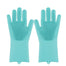 Magic Silicone Multi Purpose Washing 1Pair Gloves - SkyBlue / China Find Epic Store