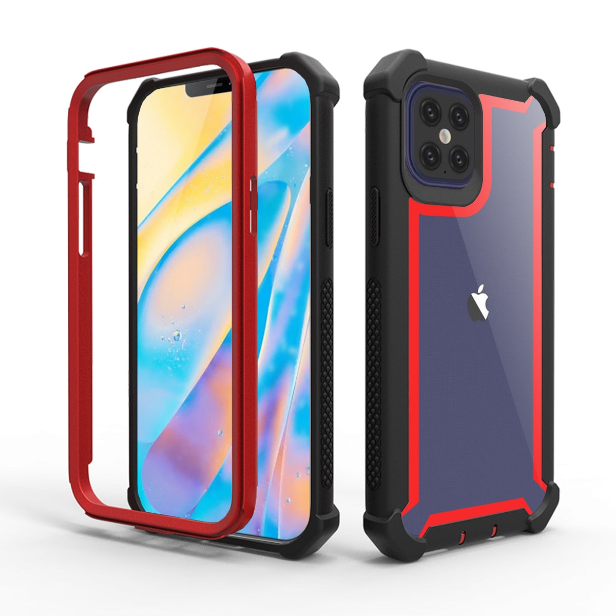 Case for iPhone 12 Pro Max Shockproof Cover Silicone Clear Back Cover Heavy Duty Protection Doom armor PC+Soft TPU Phone Case - 380230 Find Epic Store