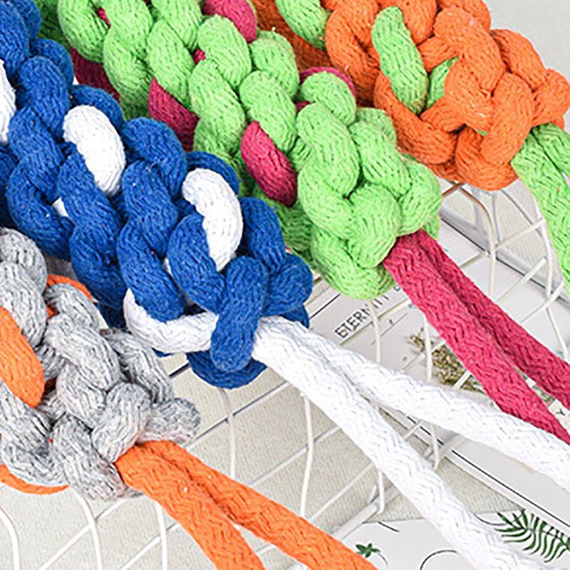 Pet Molar Toy Teeth Bite-Resistant Cotton Rope Toys For Dog Pet Interactive Tug Toy With Handle Training Supplies Jouet Chien - 200003723 Find Epic Store