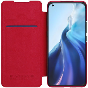Flip Case For Xiaomi Mi 11 NILLKIN QIN Series Flip Leather Back Cover Card Pocket Phone Capa Coque For Xiaomi Mi 11 case - 380230 Find Epic Store