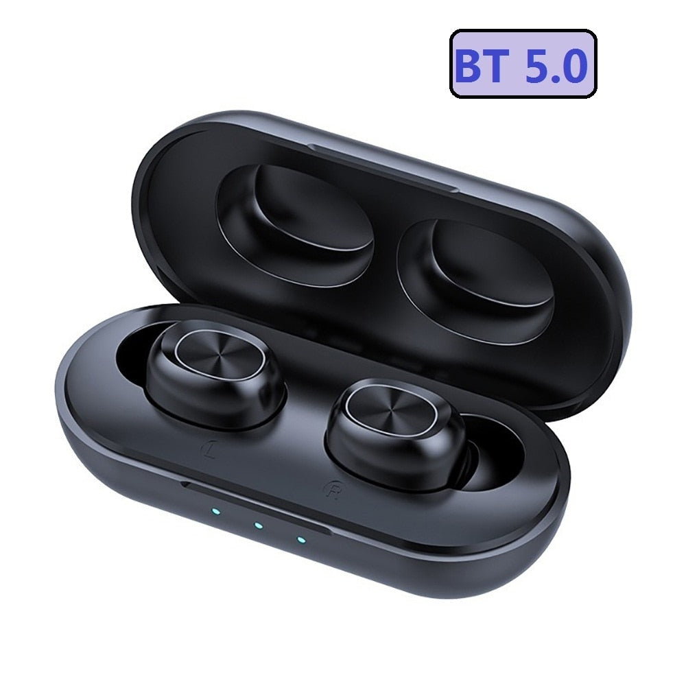 8D Stereo Wireless Bluetooth Earbuds Bluetooth 5.0 Binaural Call Touch Control Digital Display Earphones for iPhone 11 Plus/X/XR - 63705 Black / United States Find Epic Store