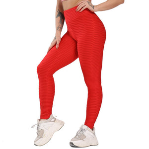 Quick Dry High Waist Push Up Yoga Pants - 200000614 Red / S / United States Find Epic Store