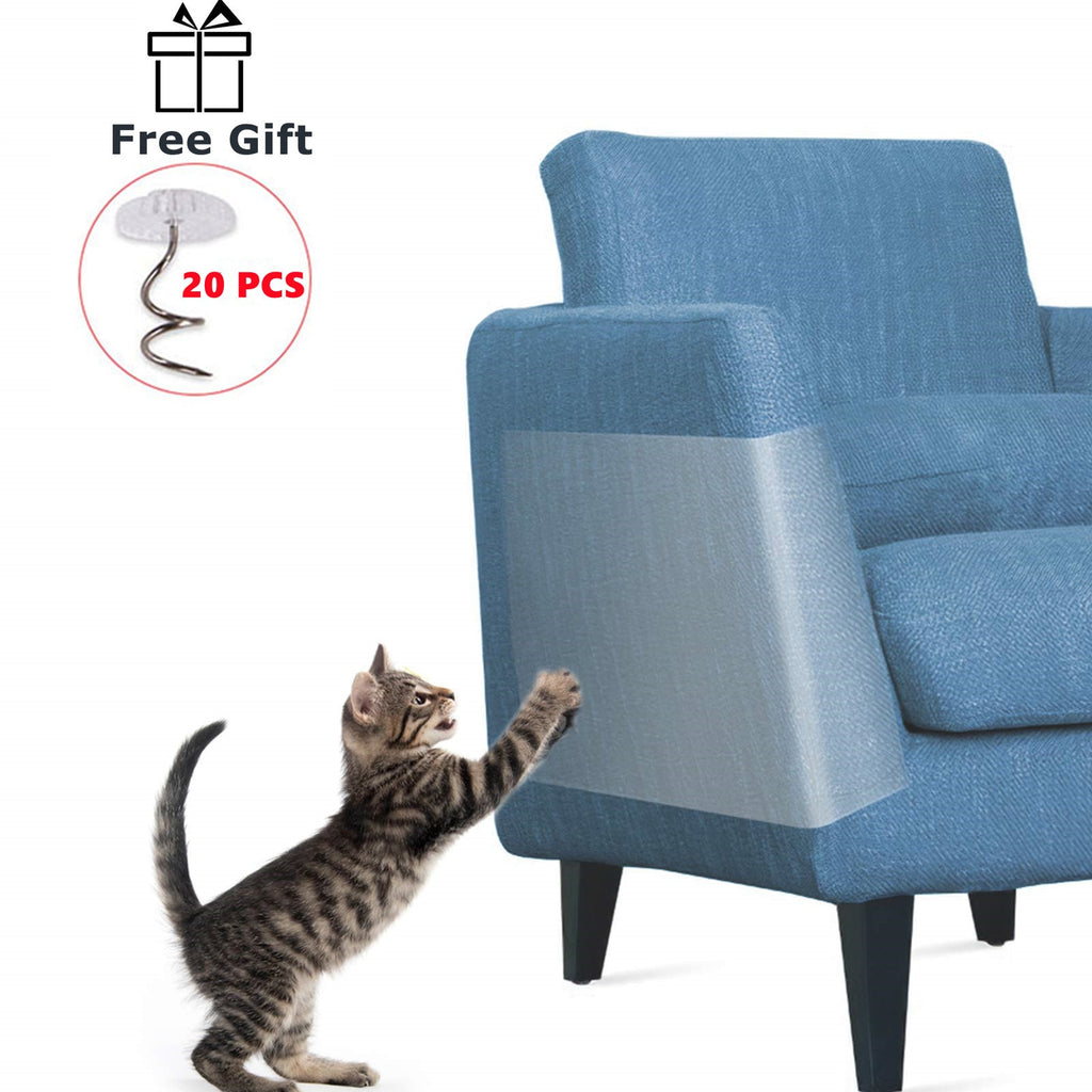 2/4/6 PCS Cat Scratcher Sofa Scraper Tape Scratching Post Furniture Couch Guard Protector Cover Deterrent Pad Carpet for Pet Dog - 200003696 Find Epic Store