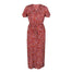 V neck Wrap High waist Dress - 200000347 Red / S / United States Find Epic Store
