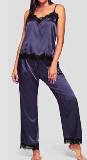 Women Sexy Silk Satin Sleepwear Lingerie - 200001904 Blue / S / United States Find Epic Store