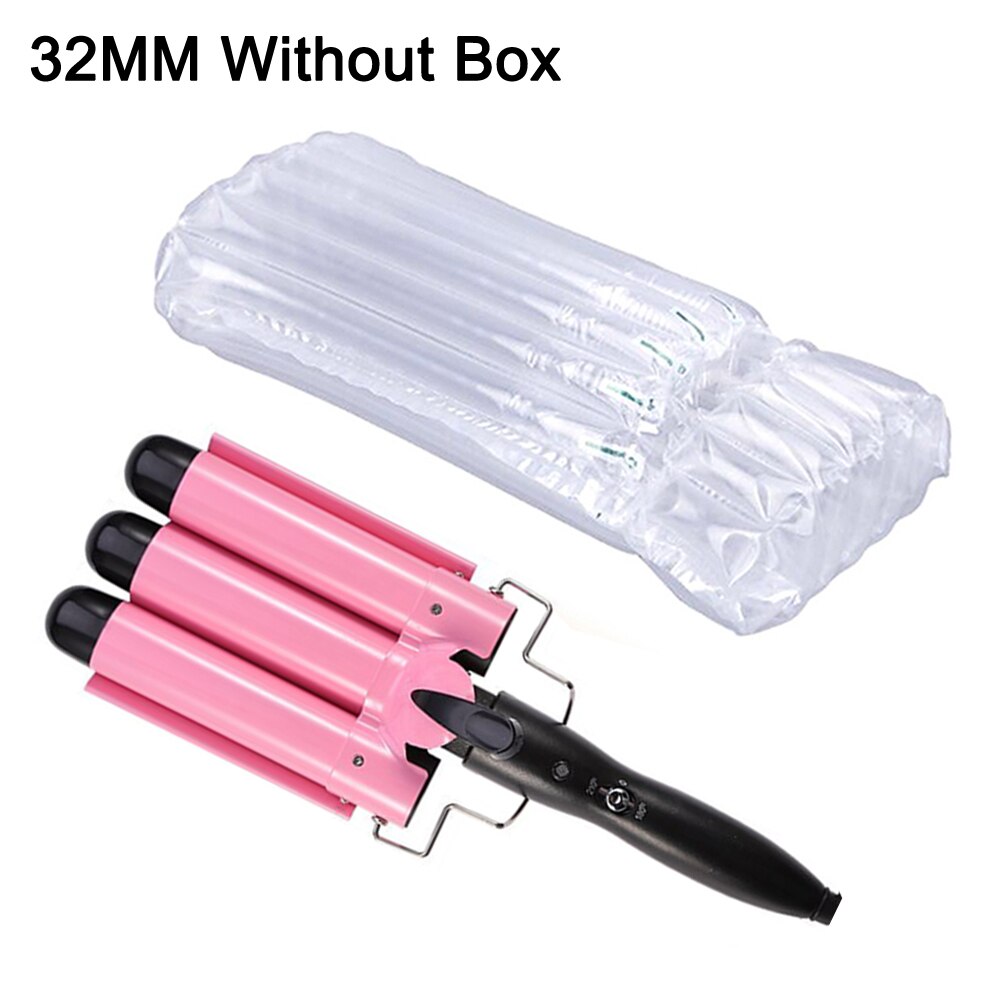 Automatic 3 Barrels Hair Curling Iron Tong Perm Splint Ceramic Hair Curler Waver Curlers Rollers Styling Tools Hair Styler Wand - 200001210 United States / 32MM Power No Box / US Find Epic Store