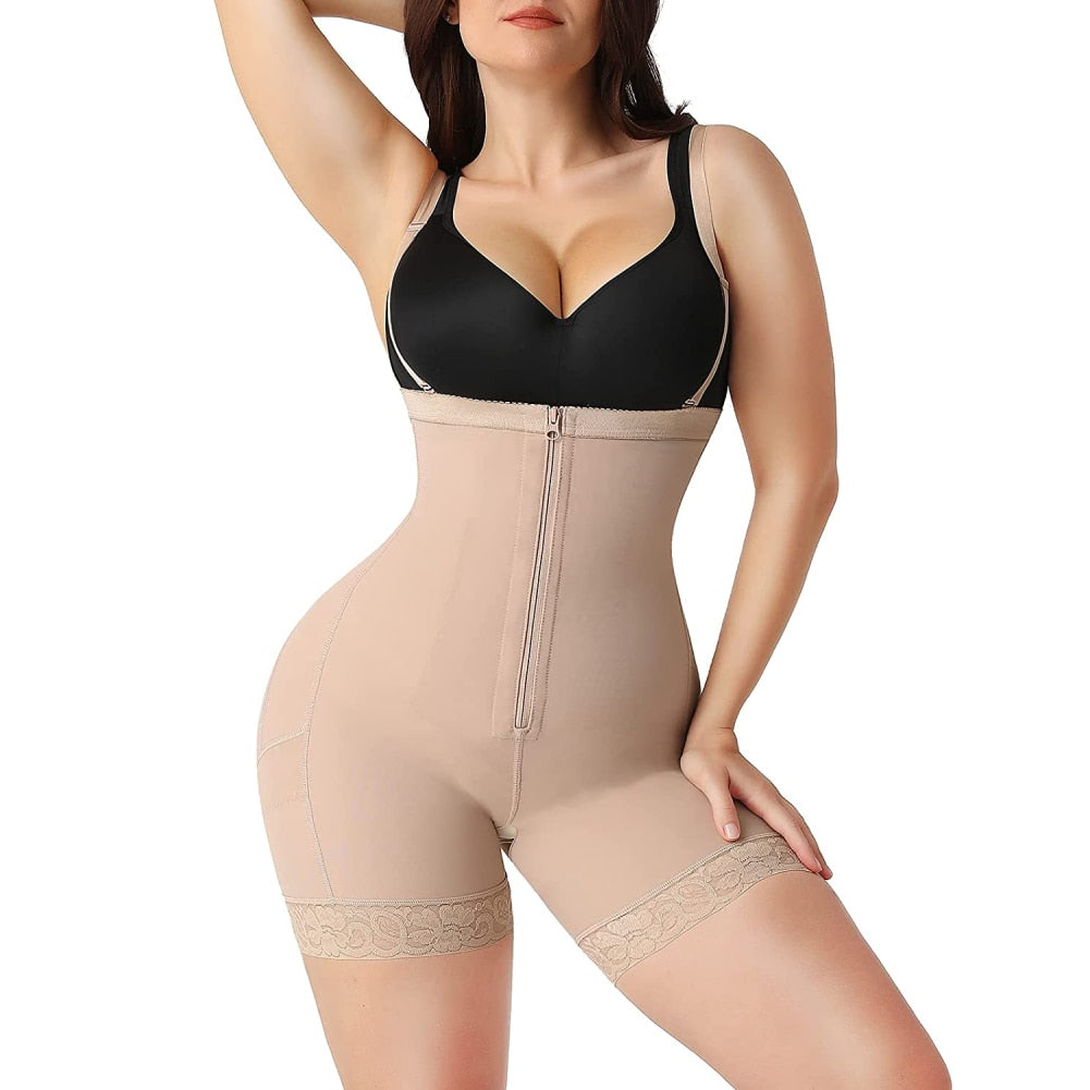 Waist Trainer Body Shaper Fajas Colombianas Reductora Butt Lifter Tummy Control Corset Slimming Panties Shapewear Belly Sheath - 31205 Nude / S / United States Find Epic Store