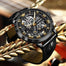 OUPINKE Automatic Mechanical Skeleton Leather Wristwatch - 200033142 Find Epic Store