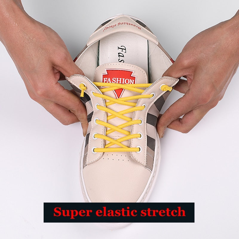 Semicircle Shoelaces Elastic Kids Adult Safety No Tie Shoelace Suitable For All Kinds Of Shoes Leisure Sneakers Lazy Laces - 3221015 Find Epic Store