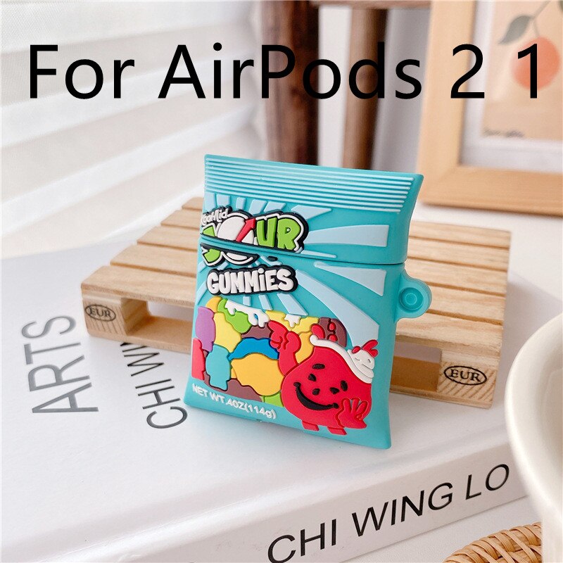 Hot Kinder chocolate For Airpod 2/1 Case 3D Cute Fun Cartoon Fashion Funny Character Design for Airpods 2/1 Pro Cases Drink Case - 200001619 United States / For AirPods 2 1 4 Find Epic Store