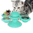Windmill Cat Toy LED Turntable Teasing Pet Toy Interactive Whirling Puzzle Training Cat Scratching Tickle Kitten Play Game Toys - 200003701 Blue / United States Find Epic Store