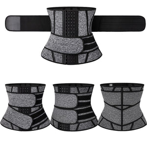 Waist Trainer Corset Belly Girdle Slimming Belt Body Shaper Modeling Strap Waist Cincher Fajas Colombianas Shapewear Underwear - 0 Gray / S / United States Find Epic Store