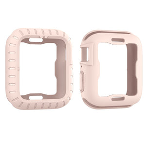 Watch Cover Case for Apple Watch 6 5 4 SE 40MM 44MM Cover Shell for IWatch 4 5 6 Se Watch Bumper Protector Soft Silicone Case - 200195142 United States / pink / 40MM Find Epic Store