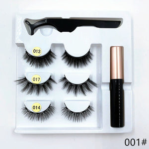 Magnetic eyelashes 3d mink lashes 3 pairs natural eyelashes Magnetic eyeliner set eyelash extension supplies eye makeup - 201222921 001 / United States Find Epic Store