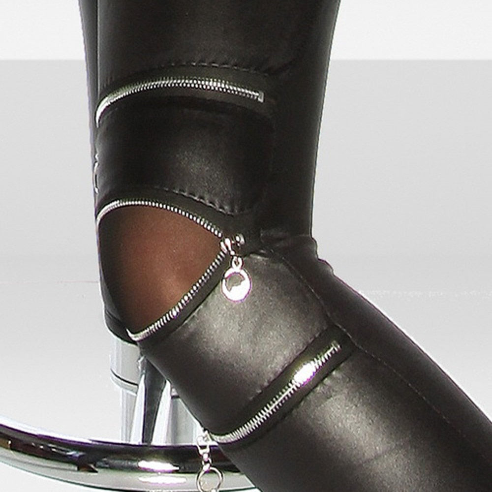 Women Fashion High Elastic Skinny Faux Leather Leggings - 200000366 Find Epic Store