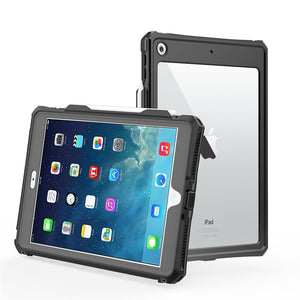 Case For 2019 iPad 10.2 7th Generation 2018 2017 9.7 Air2 Air3 With Kickstand Waterproof Screen Protect TPU Shockproof Pad Case - 200001091 Black / United States / For iPad 9.7 2017 Find Epic Store