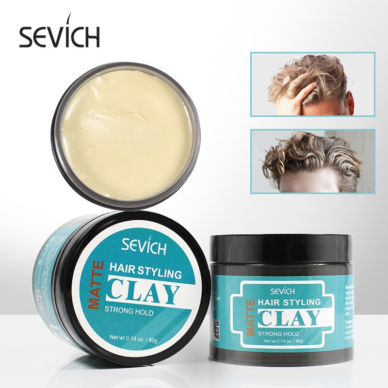 Strong High Hold Hair Styling Clay Pomades Low Shine Matte Finished Molding Cream Long Lasting Stereotype Hair Wax - 200001186 Find Epic Store