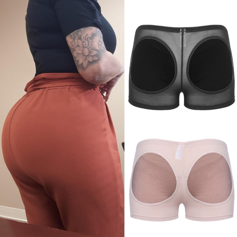 Women Seamless Butt Lifter Tummy Control Panties Booty Enhancer Body Shaper Sculpting Hip Shaping Shorts Butt Push Up Underwear - 31205 Find Epic Store