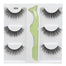 3 pairs of false eyelashes + eyelash tools 3D false eyelashes makeup eyelashes soft artificial fiber eyelashes eyelash gift box - 200001197 K04 / United States Find Epic Store
