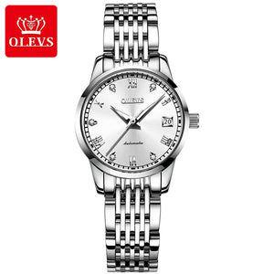 OLEVS Luxury Bracelet Wristwatch - 200363143 siliver face / United States Find Epic Store