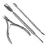 Nail Tools Exfoliating Tool Set Dead Skin Cut Dead Leather Fork Push Cuticle Nipper with Cuticle Pusher Durable Manicure Tool - 200001307 Find Epic Store
