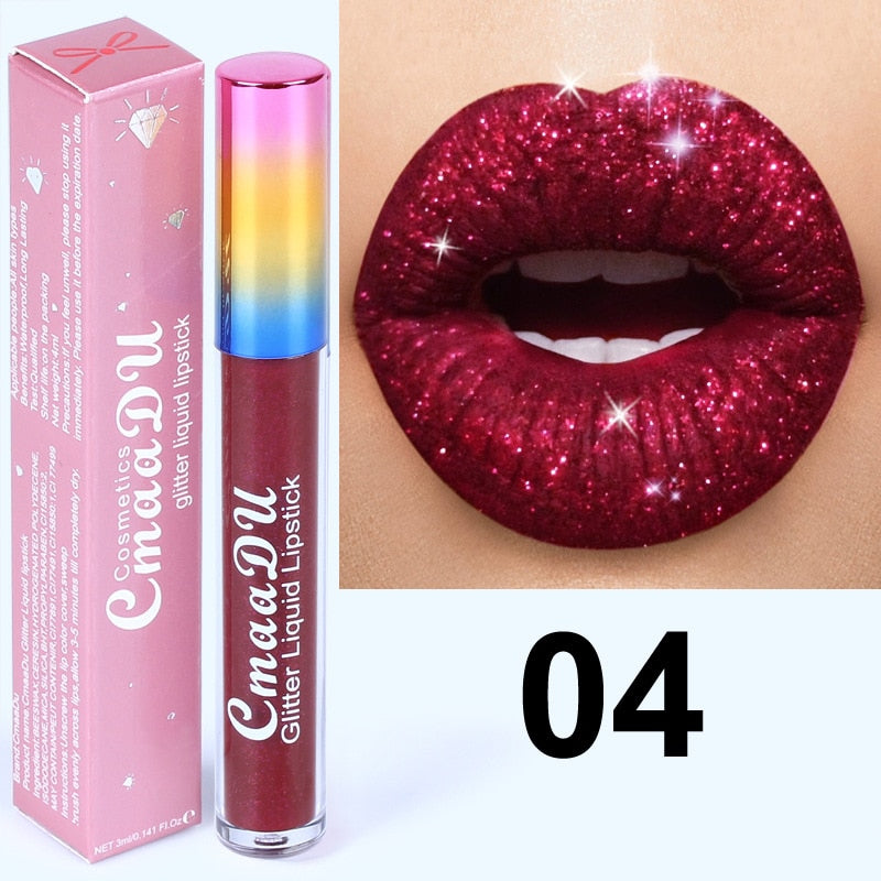 New Shiny Diamond Waterproof Liquid Lipstick - 200001142 04 / United States Find Epic Store