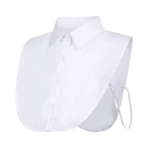 Women Ladies Lapel Half Shirt Style - 200000305 White / United States Find Epic Store