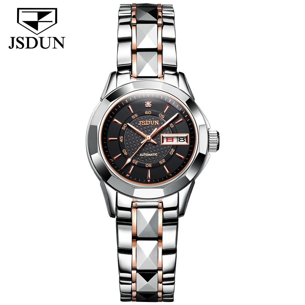 JSDUN Women Fashion Luxury Brand Watch - 200033142 gold black / United States Find Epic Store