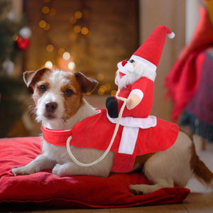 Christmas Pet Dog Cat Costumes Funny Santa Claus Costume For Dogs Cats Novelty Dog Clothes Chihuahua Pug York shire Clothing - 0 Find Epic Store