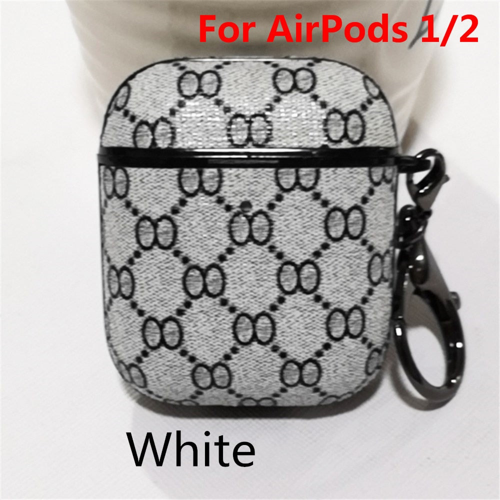 Cover for Airpods Pro 2 1 Luxury Airpod Earphone Protector Designer Air Pod Case Accessories with Keychain for Airpodspro Cases - 200001619 United States / 1-2 White Find Epic Store