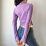 Solid Color Bow Round Neck Skinny Crop Top - 200000791 Find Epic Store