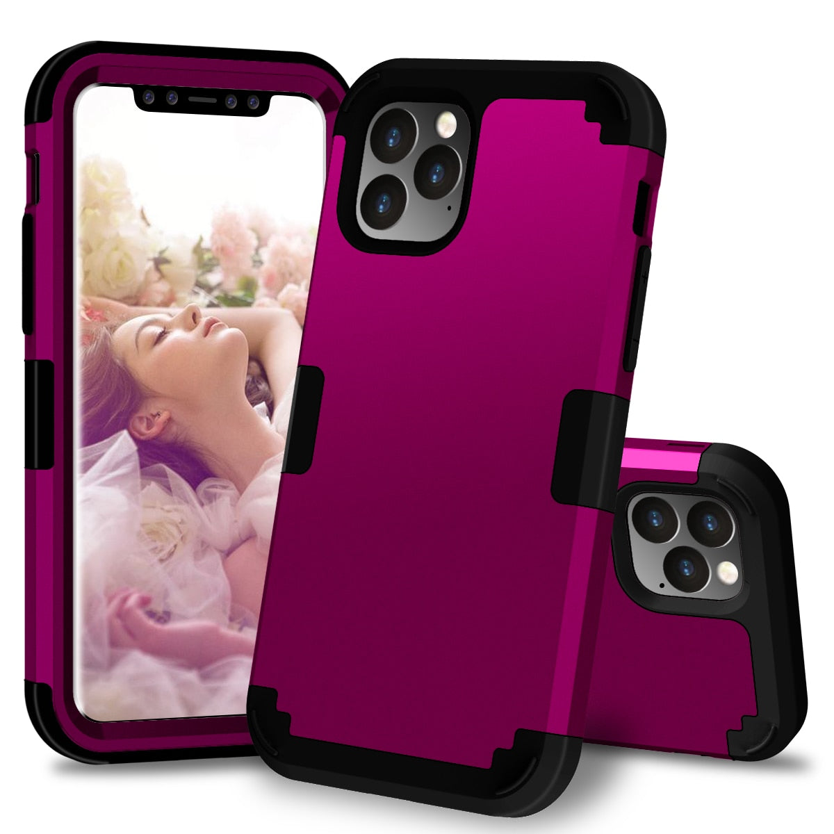For Apple iPhone 11 2019 Case Shockproof Protect Hybrid Hard Rubber Impact Armor Phone Cases For iPhone 11 2019 Cover - 380230 for iPhone X XS / Lavender / United States Find Epic Store