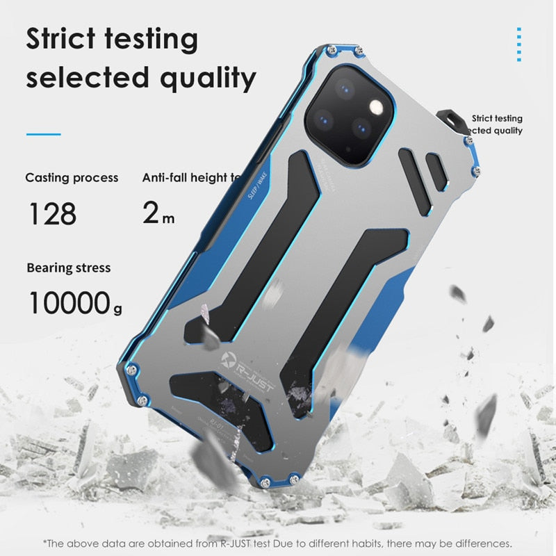 Luxury Metal Armor Case For iPhone 11 Pro XS Max XR X 7 8 Plus SE 2 Protect Cover For iPhone X XR XS Max Hard shockproof Coque - 380230 Find Epic Store