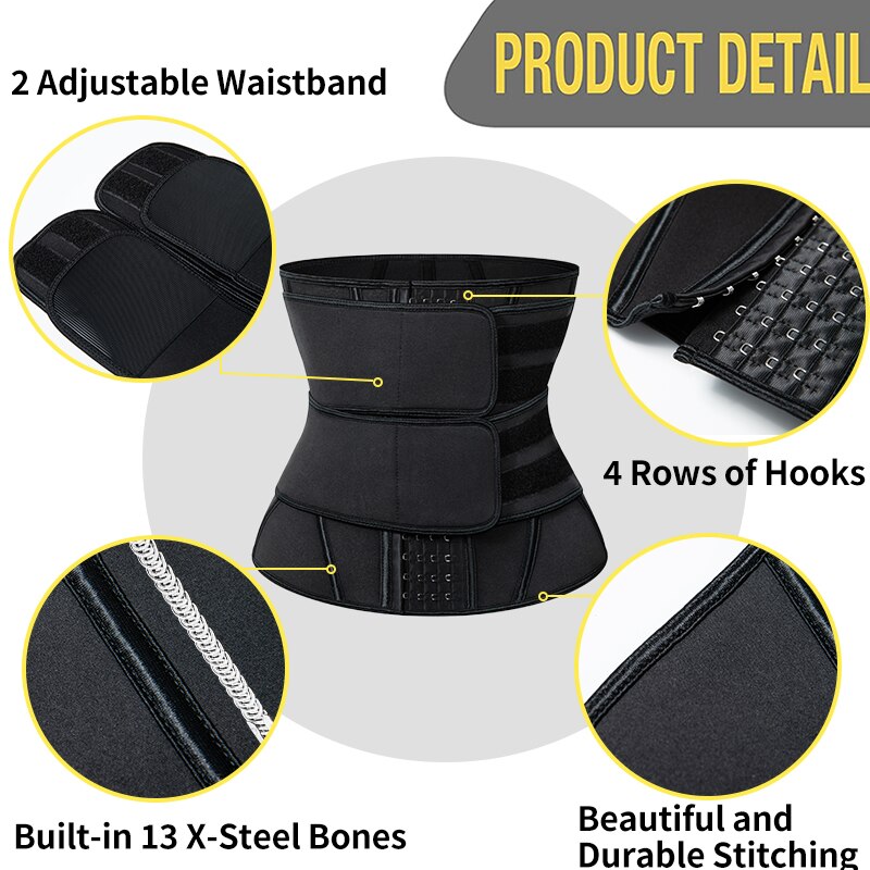 Women Waist Trainer Binders Shapers Modeling Strap Corset Slimming Belt Underwear Body Shaper Faja Shapewear Reductive Girdle - 0 Find Epic Store