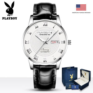 Play boy Brand Luxury Mechanical Watch - 200033142 white -2 Find Epic Store