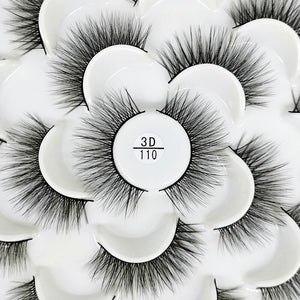 7/10 long makeup 3d natural thick false eyelashes - 200001197 3D110 / United States Find Epic Store