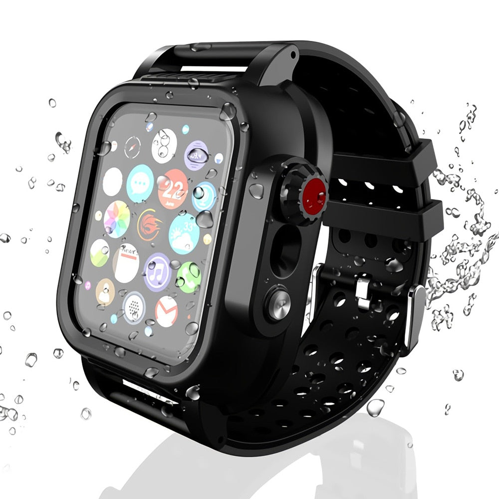 38/40/42/44 mm Watch Waterproof Case for Series 6 5 4/SE, Full Sealed Protective iWatch Case with Built-in Screen Protector - 200003654 Find Epic Store
